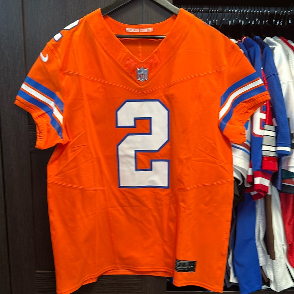Patrick Surtain II Denver Broncos Nike Vapor F.U.S.E. Elite Authentic Jersey 2XL